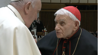 El Papa, con el cardenal Simonis