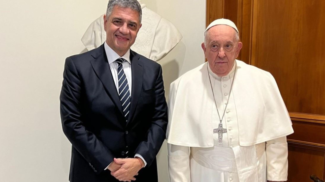 Francisco recibe a Jorge Macri