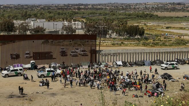 Migrantes es el paso fronterizo de Tijuana, México