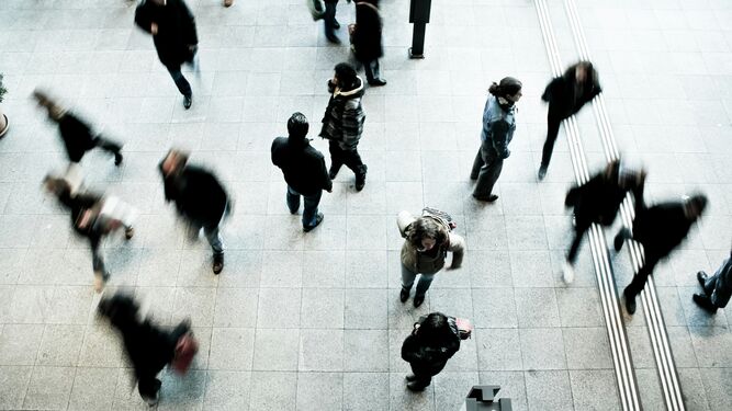 Gente caminando