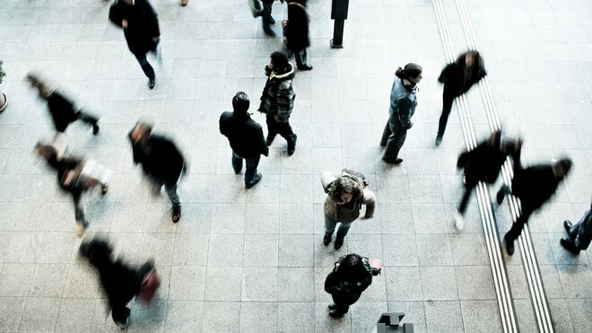 Gente caminando