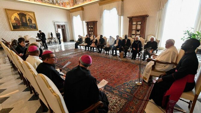 Audiencia del Papa a La Diaconie de la Beauté