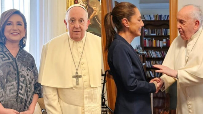 Candidatas a la presidencia de México presumen su encuentro con el Papa Francisco