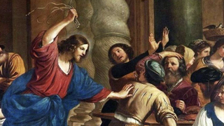 Jesús y los mercaderes del templo