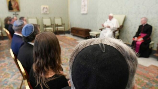 Audiencia del Papa con un grupo de rabinos