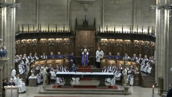 Funeral por Uriarte en la catedral del Buen Pastor