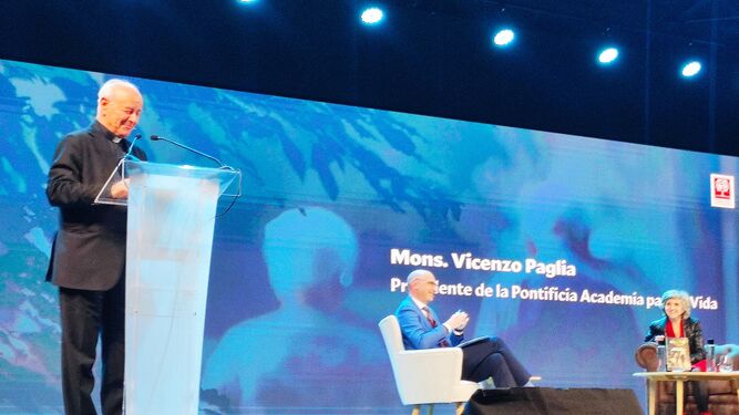 Paglia, durante su introducción al tema de la Carta de las Personas Mayores