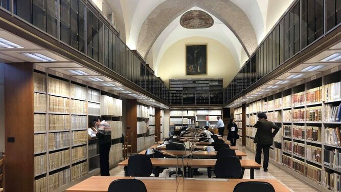 Sala de los Inventarios, del Archivo Apostólico