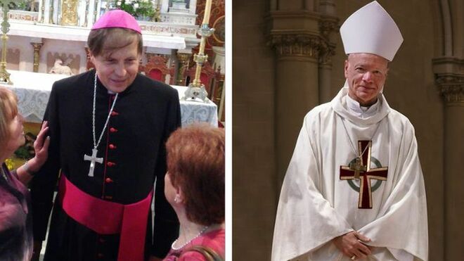 Mons. Wagner y Mons. Caride
