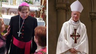 Mons. Wagner y Mons. Caride