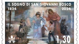 Sello del Vaticano en honor a san Juan Bosco