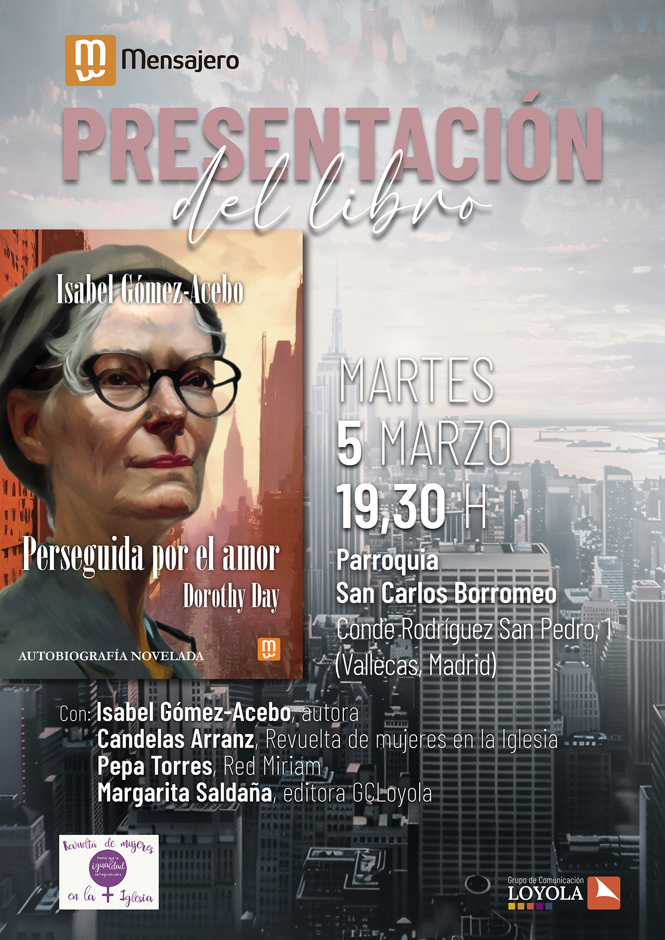 Presentacion libro Perseguida