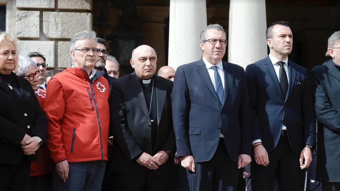 Minuto de silencio en Valencia