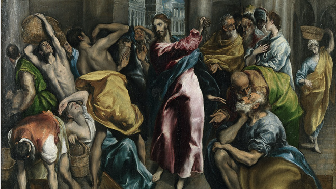 Mercaderes del templo