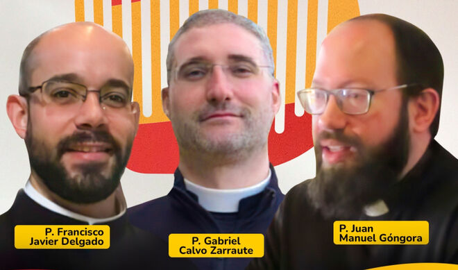 Tres de los curas protagonistas de La Sacristía de la Vendée