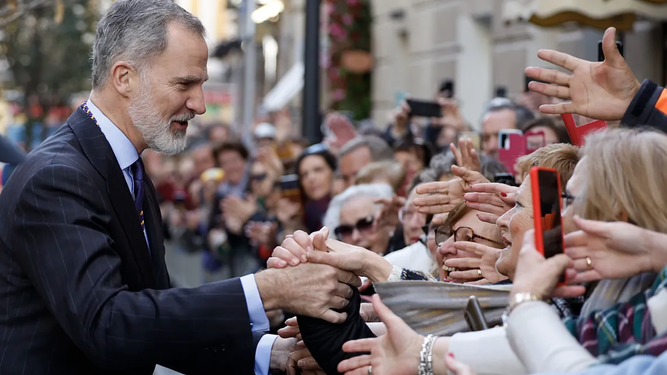 El Rey visitó al Cristo de Medinaceli en el primer viernes de marzo