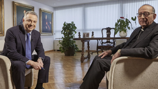 Omella, con Jenaro Castro