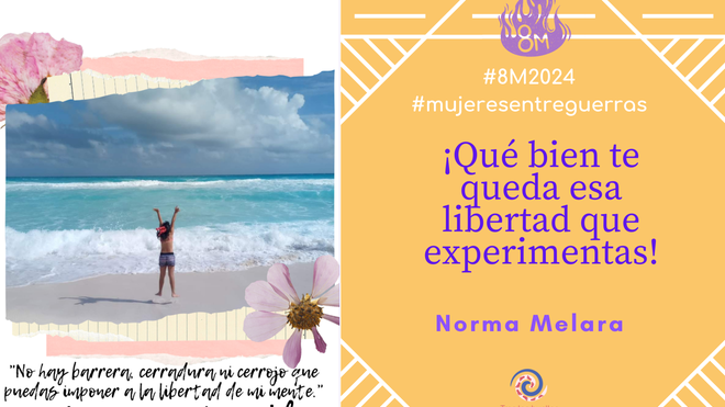 ¡Qué bien te queda esa libertad que experimentas!