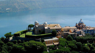 Vista area de Castel Gandolfo