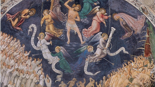 El Juicio Final, Catedral Vieja de Salamanca, fresco de Niccolò Delli