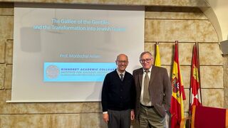 Santiago Guijarro (izquierda) y Mordechai Aviam