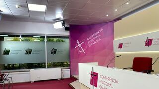 Sala de prensa de la Conferencia Episcopal