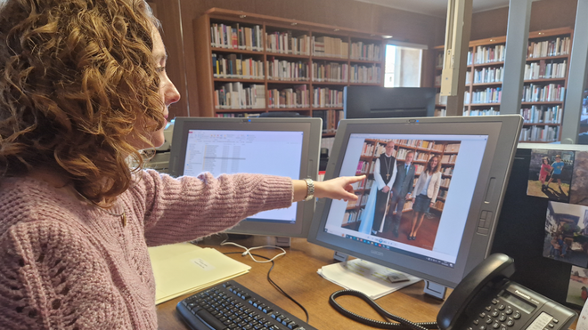 Nuria Gavarró, directora del Archivo Tarradellas