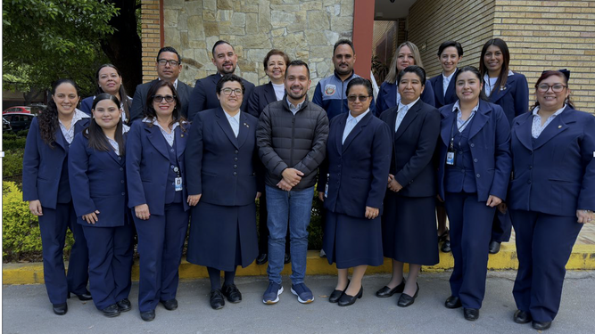 Óscar Pérez, secretario general del CIEC, en un encuentro