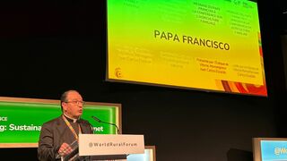 El Obispo de Vitoria pone la voz al mensaje del Papa Francisco  en la cumbre mundial sobre agricultura
