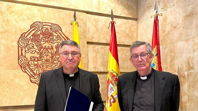 Juan Carlos García Domene (izda) y  Santiago García-Jalón