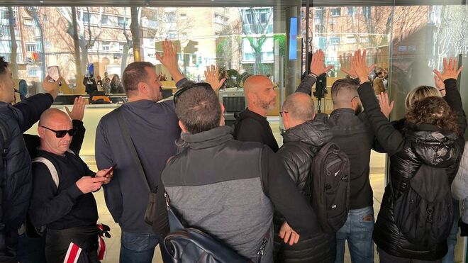 Protesta de los funcionarios de prisiones en Cataluña