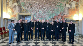 Imagen del encuentro de marzo, proporcionada por la Conferencia Episcopal alemana