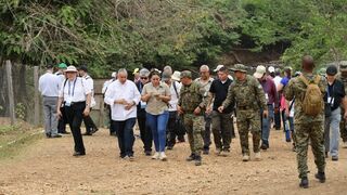 Obispos de Colombia, Panamá y Costa Rica en la zona del Darien