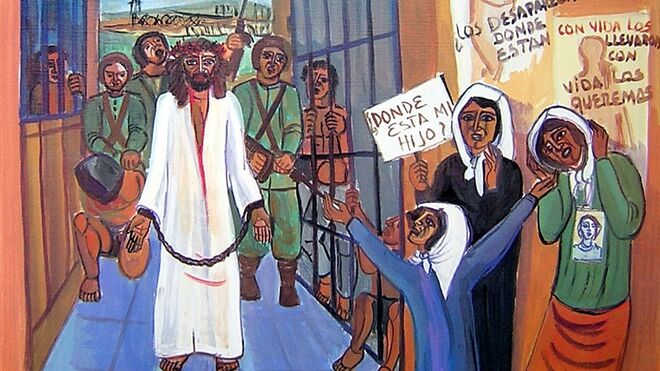 via crucis con las víctimas
