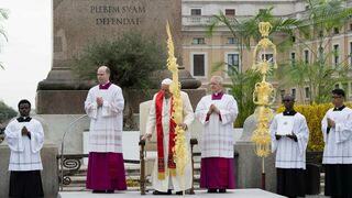 La historia de los 'Parmureli', las ramas de palmas de la procesión de Ramos en el Vaticano