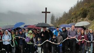 Vía Crucis a Arantzazu con Fernando Prado