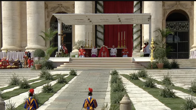 Silencio de Francisco en Domingo de Ramos