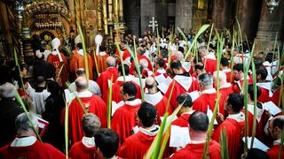 Misa de Ramos en Jerusalén