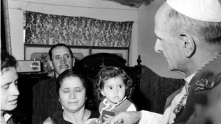 Las familias Pinzón y Liévano, anfitriones del papa Montini en Bogotá