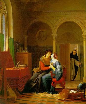 Los amores de Eloísa y Abelardo de Jean Vignaud 1819