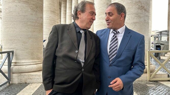 Rami Ethanan (izquierda) y Bassam Aramin