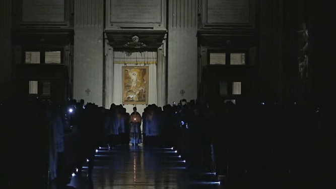 Procesión del cirio pascual
