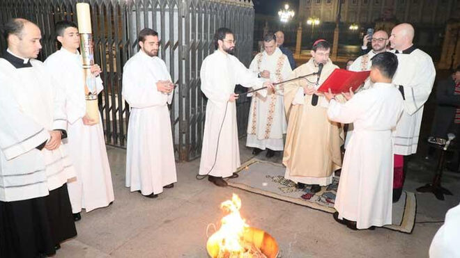 Cobo, en la Vigilia Pascual