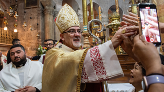 Pizzaballa, en el Santo Sepulcro