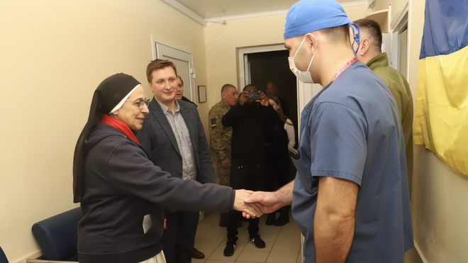 Sor Lucía, de nuevo en Ucrania