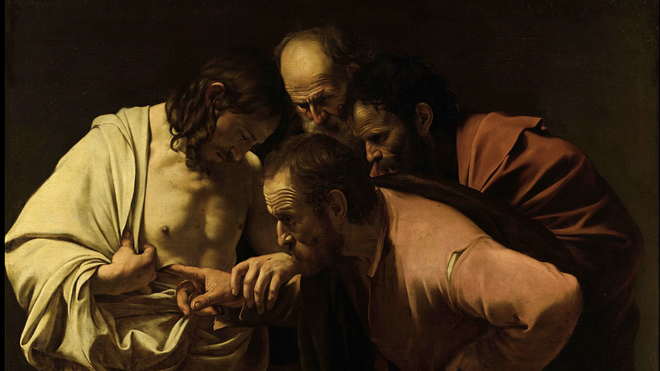 Cuadro 'La incredulidad de santo Tomás', de Caravaggio