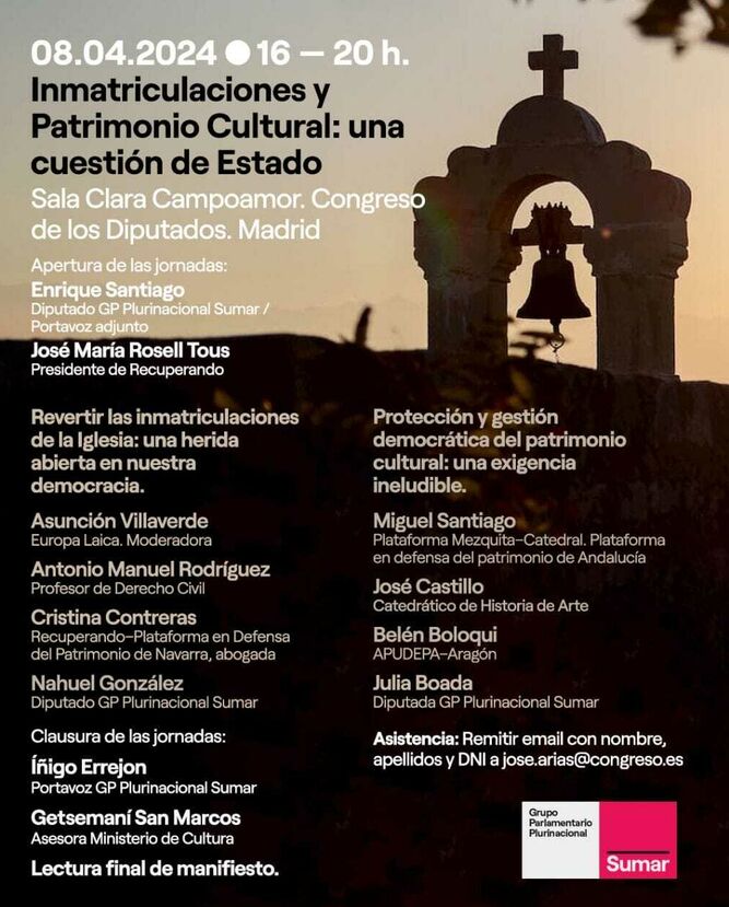 Jornada sobre inmatriculaciones