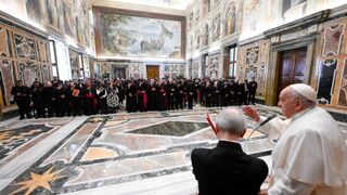 El Papa, con los sacerdotes latinoamericanos