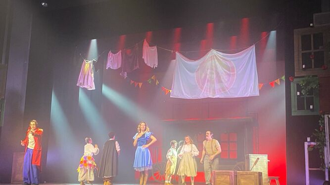 Un momento del musical