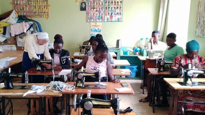 El taller y la escuela de costura de Kisoga. Uganda